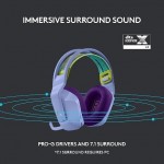 Tai nghe Logitech G733 LIGHTSPEED Wireless Lilac