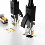 Dây Cáp Mạng Ugreen NW102 CAT6 UTP (2m) (Black)