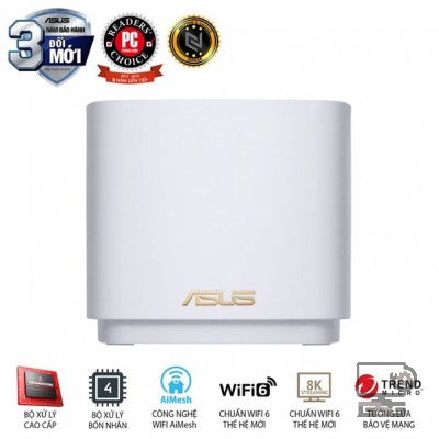 Bộ định tuyến MESH Asus ZenWiFi AX Mini XD4 (W-2-PK) chuẩn AX1800