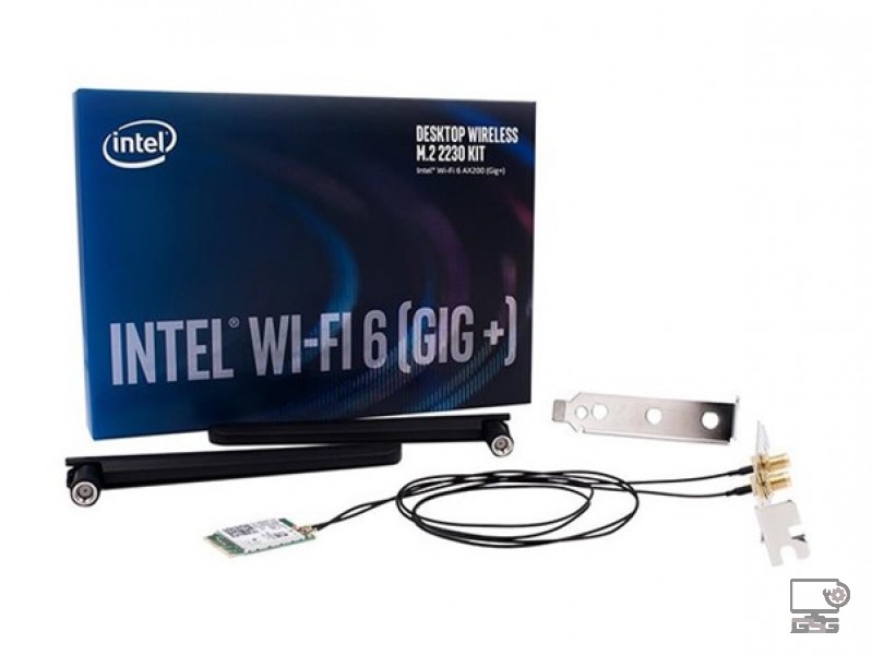 Card mạng WiFi 6 Intel Desktop Kit AX200 chuẩn AX3000