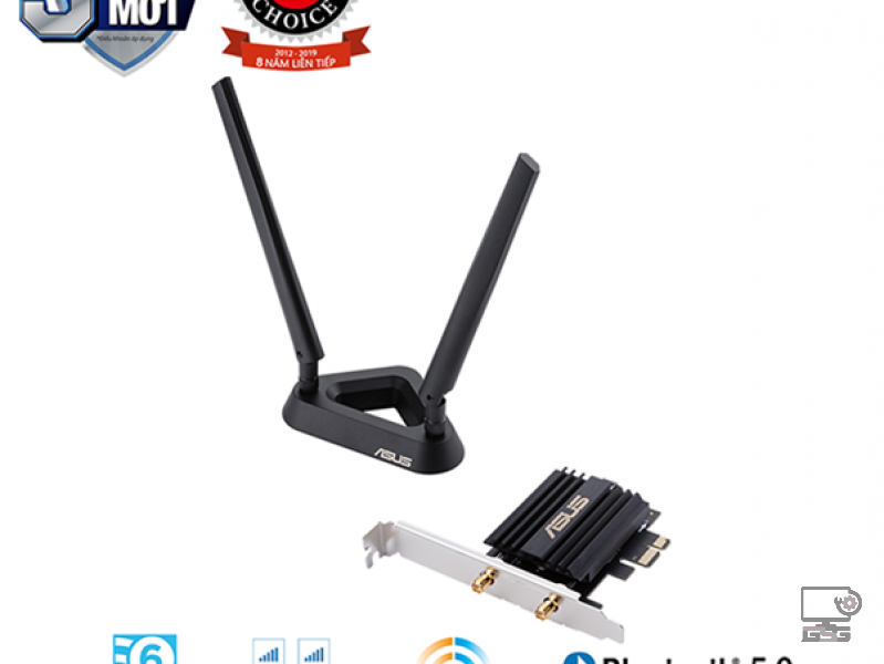 Card mạng PCIe WiFi 6 ASUS PCE-AX58BT Chuẩn AX3000