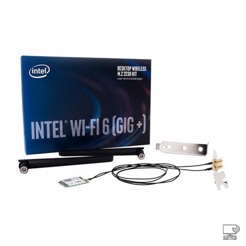 Card mạng WiFi 6 Intel Desktop Kit AX200 chuẩn AX3000