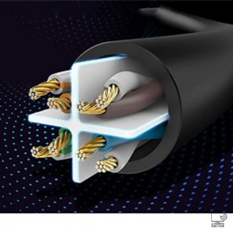 Dây Cáp Mạng Ugreen NW102 CAT6 UTP (2m) (Black)