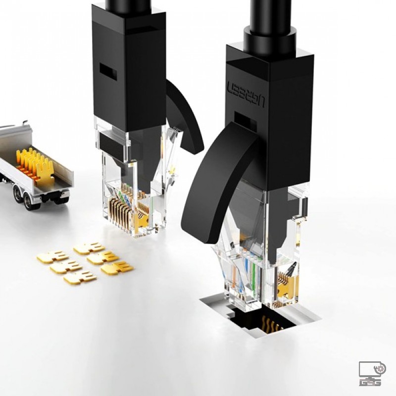 Dây Cáp Mạng Ugreen NW102 CAT6 UTP (2m) (Black)