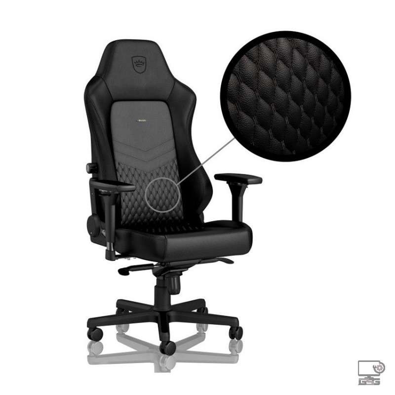 Ghế Gamer Noblechairs HERO Real Leather Black (NBL-HRO-RL-BLA)